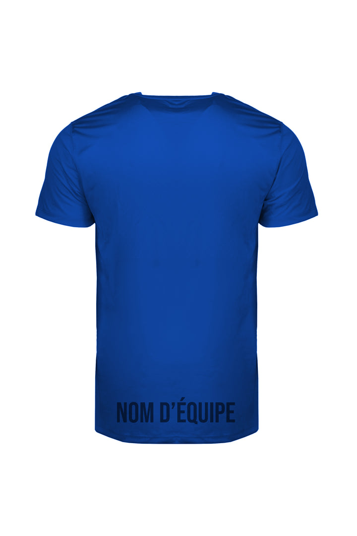 T-shirts sportif - 24h Tremblant avec nom d'équipe personnalisable [Bleu]