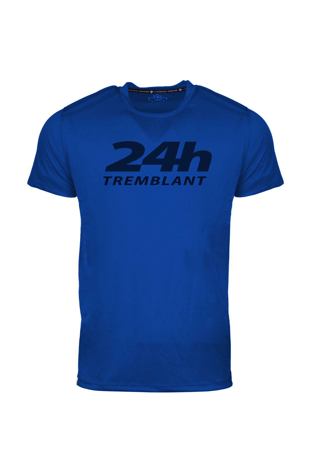 T-shirts sportif - 24h Tremblant avec nom d'équipe personnalisable [Bleu]