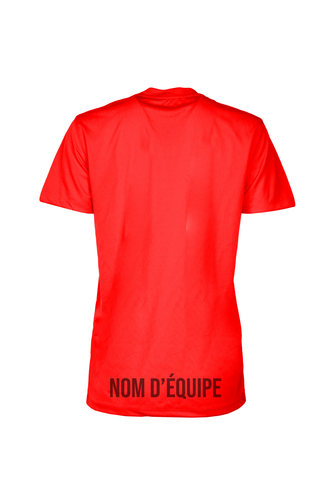 T-shirts sportif - 24h Tremblant avec nom d'équipe personnalisable [Rouge]