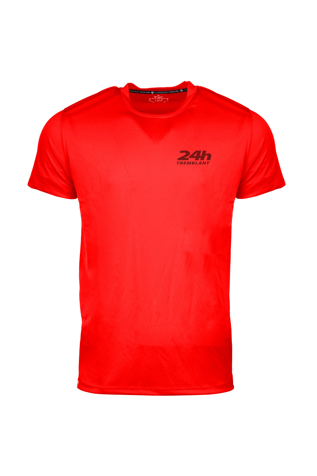T-shirts sportif - 24h Tremblant avec nom d'équipe personnalisable [Rouge]