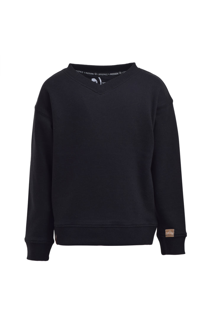 French Cotton V-Neck Sweater [Junior]