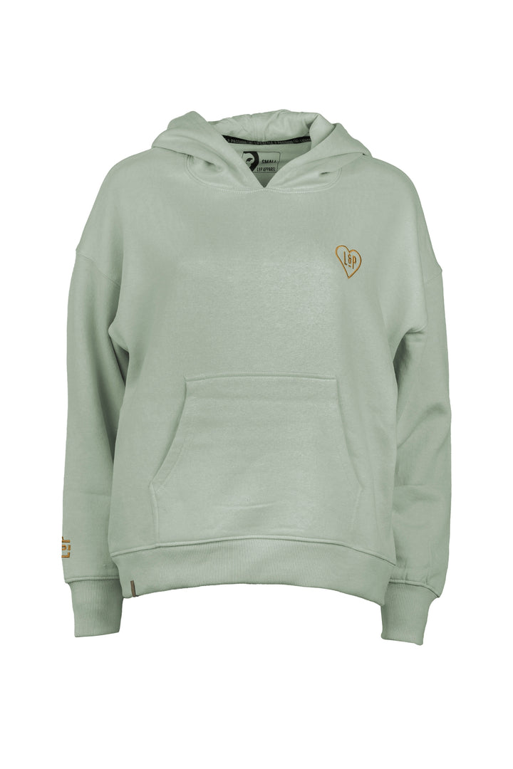 Hoodie girly en coton molletonné [224-G series] [Femme]