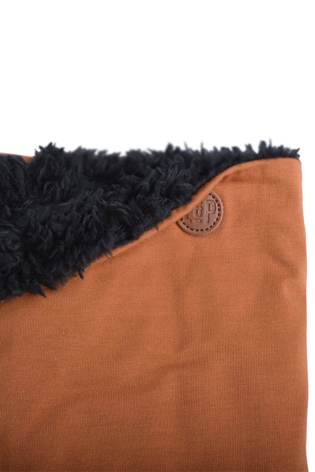 Cache-cou en coton doublé en Sherpa [Uni]