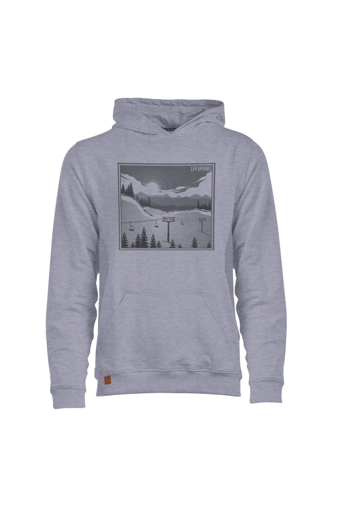 Thin cotton hoodie [Chairlift series]