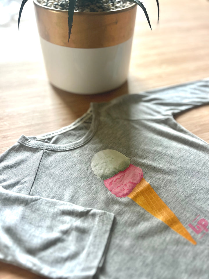 Chandail à manches 3/4 ultra confo - ÉDITION SPÉCIALE [Ice Cream] [Bébé]