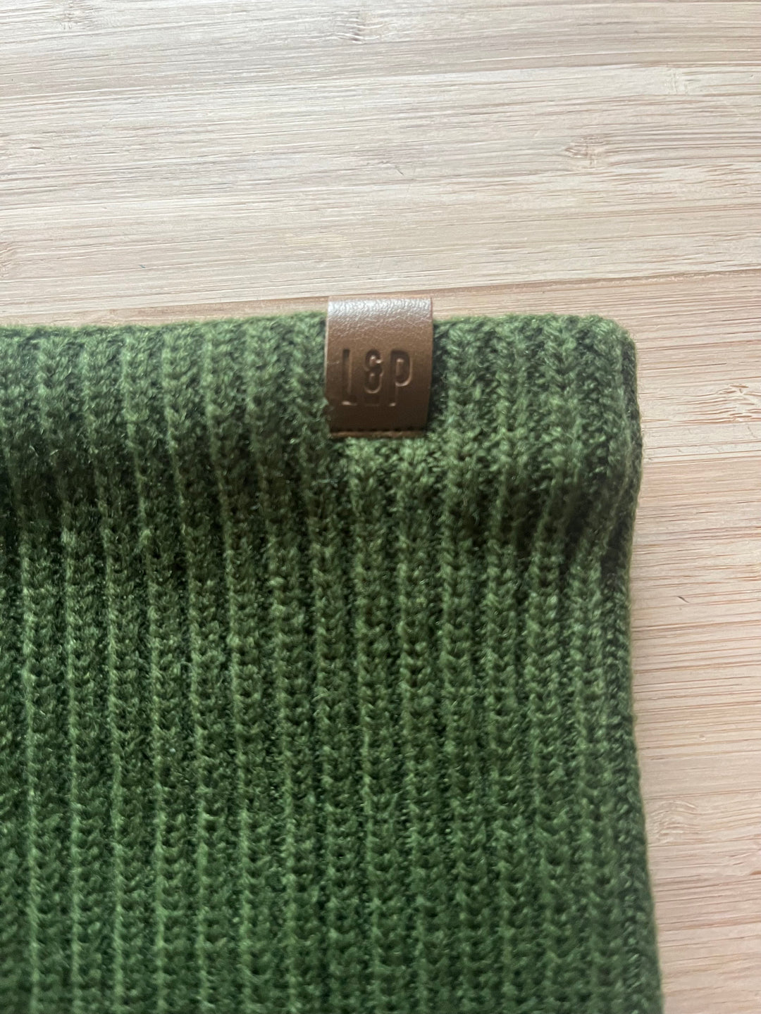 Cache-cou en tricot doublé en polar [SS26] [Junior/Adulte]