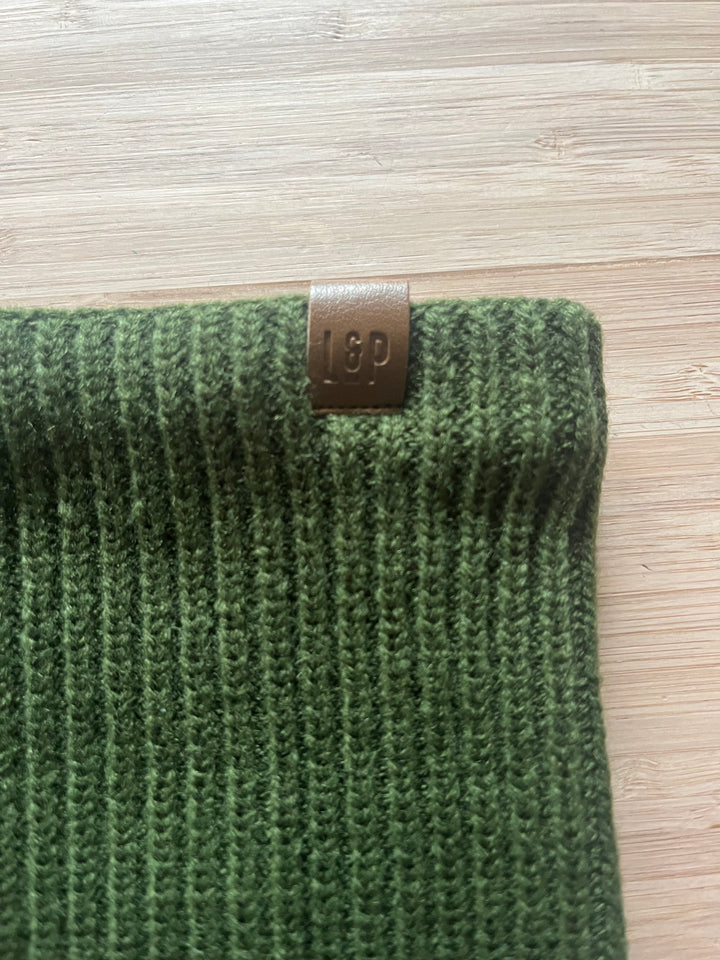 Cache-cou en tricot doublé en polar [SS26] [Junior/Adulte]