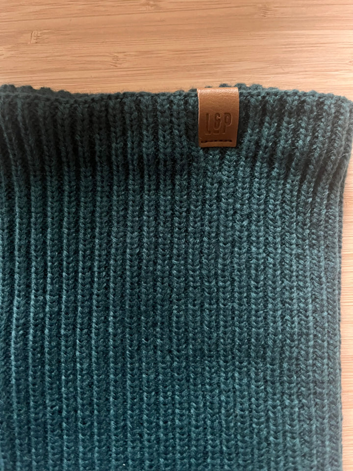 Cache-cou en tricot doublé en polar [SS26] [Junior/Adulte]