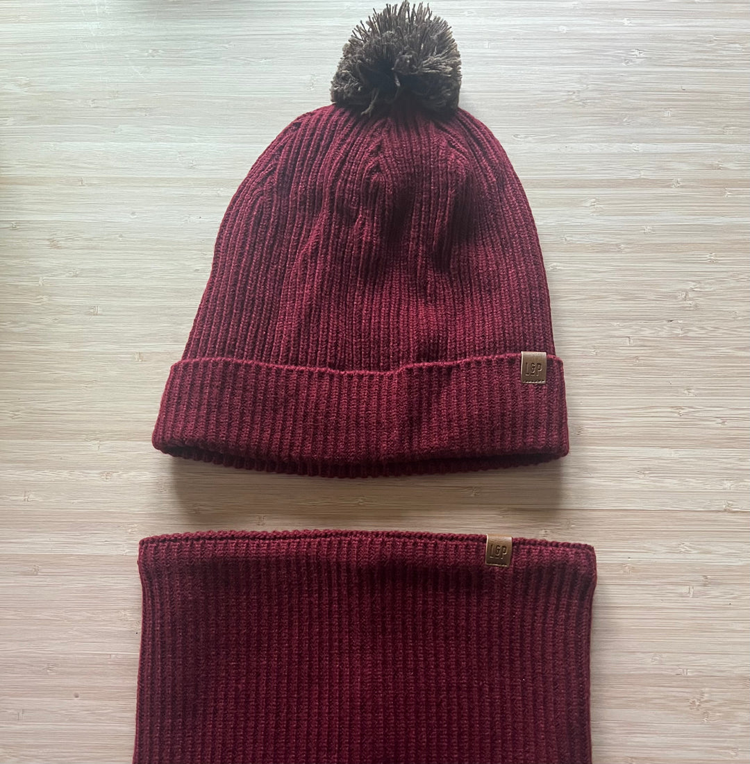 Cache-cou en tricot doublé en polar [SS26] [Junior/Adulte]