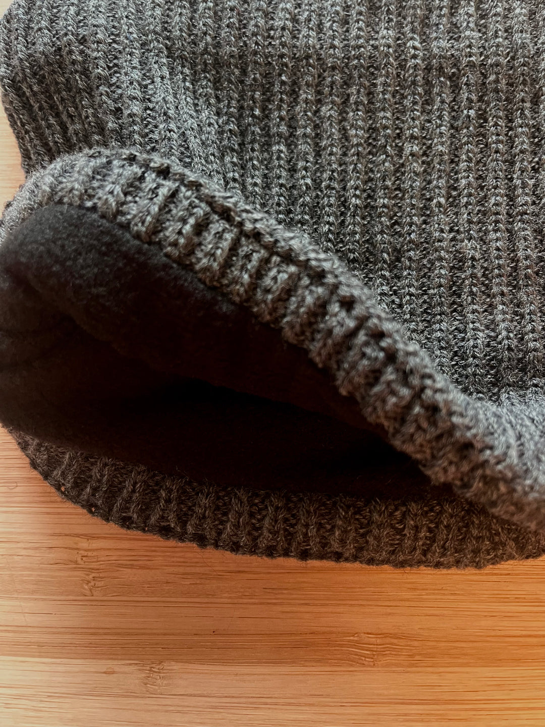 Cache-cou en tricot doublé en polar [SS26] [Enfant]