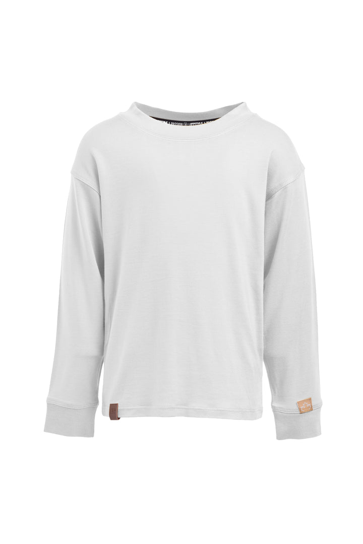 Viscose Long Sleeve T-Shirt [Patch bar] [Kids]