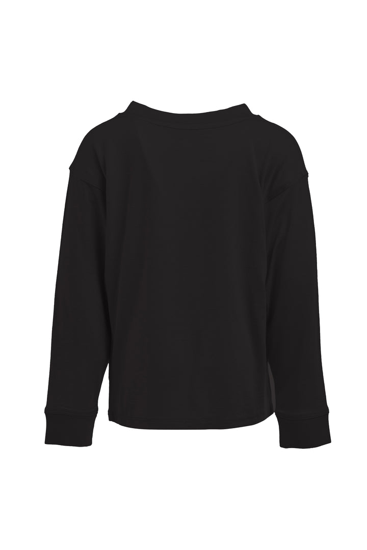 Viscose Long Sleeve T-Shirt [Patch bar] [Junior]