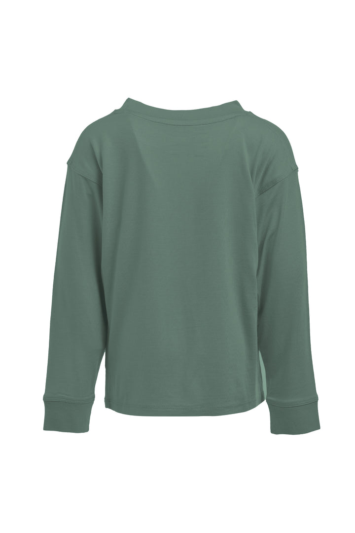 Viscose Long Sleeve T-Shirt [Patch bar] [Junior]