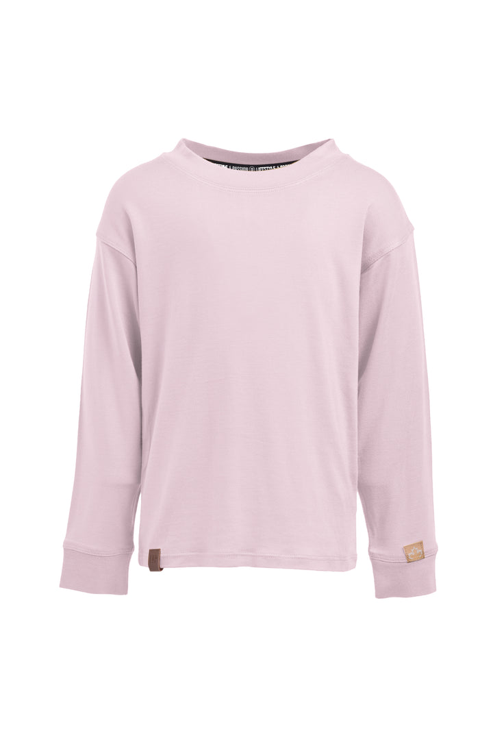 Viscose Long Sleeve T-Shirt [Patch bar] [Junior]