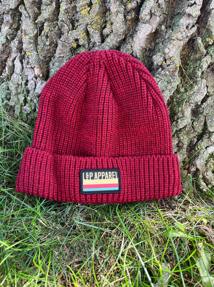 Cotton-lined knit toque [SF SERIES retro]