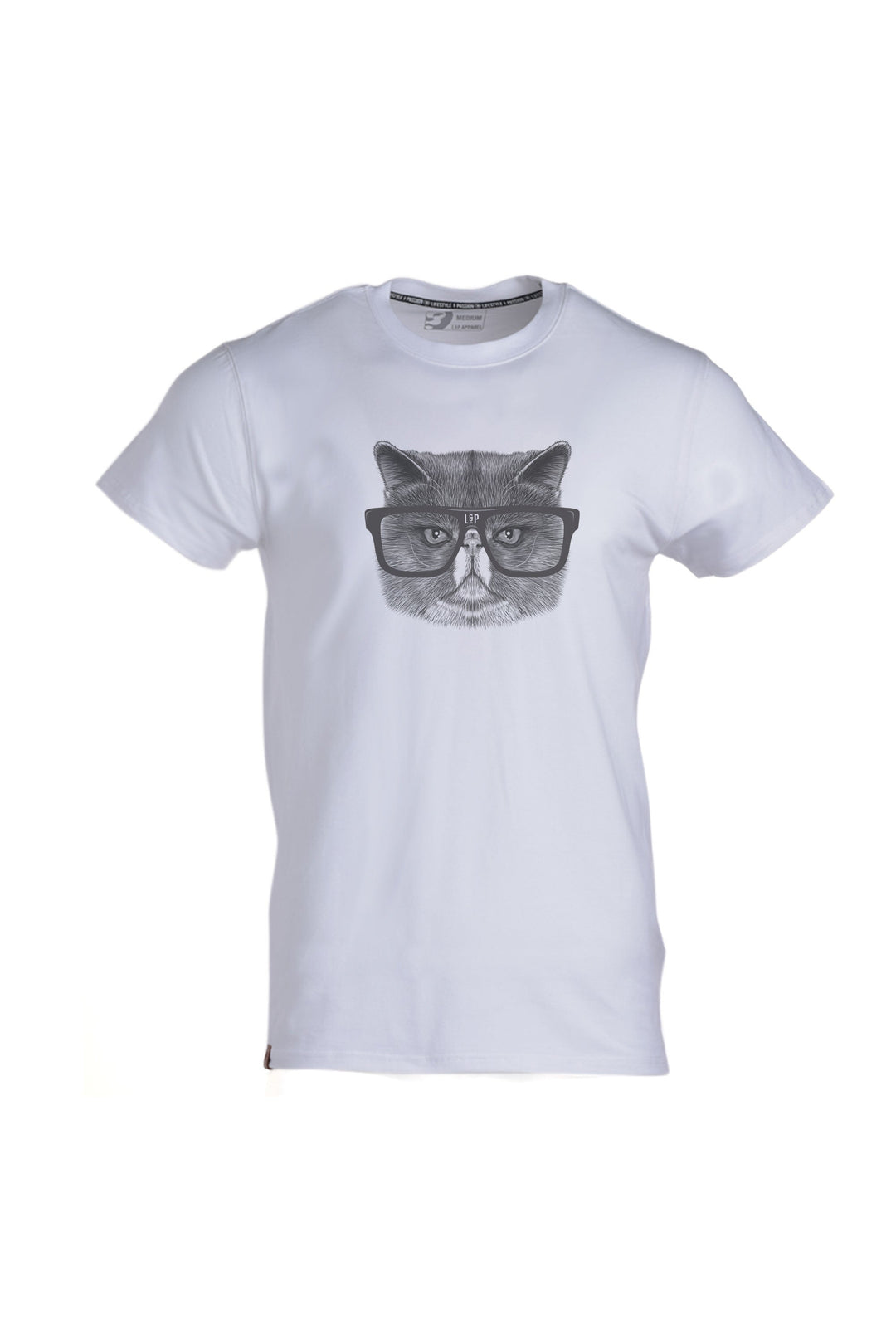 Cotton short sleeve sweater [Angry cat series]