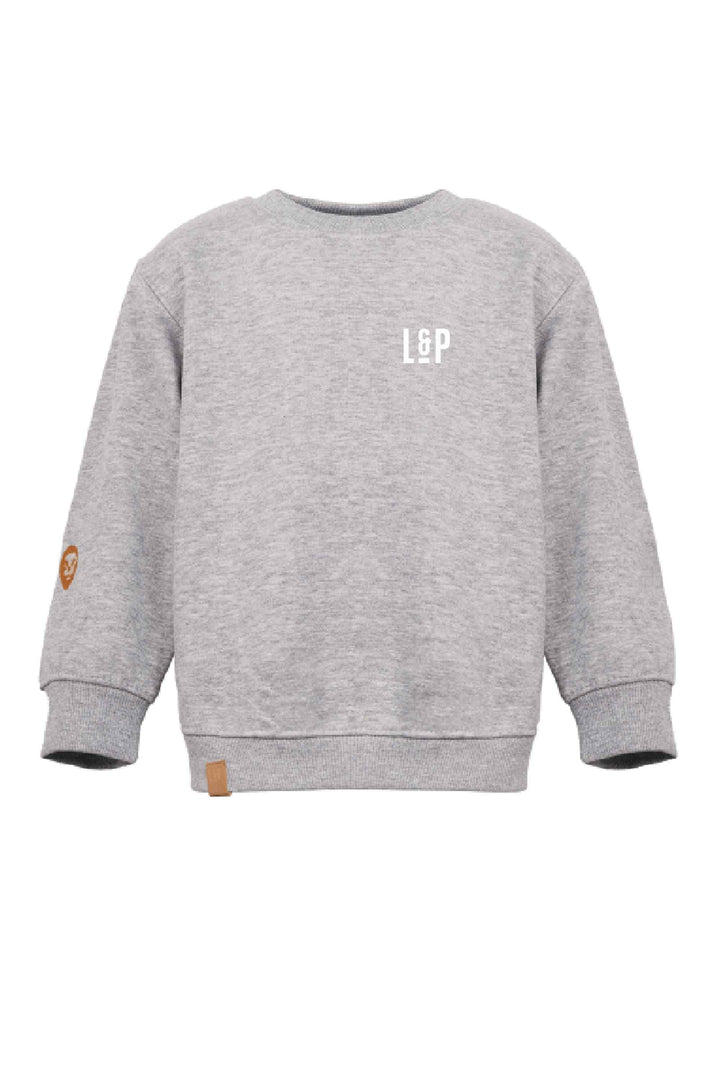 Chandail crewneck ample molletonné à col rond [W224] [Enfant]