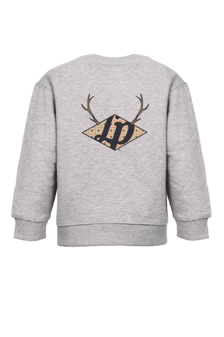 Chandail crewneck ample molletonné à col rond [W224] [Enfant]