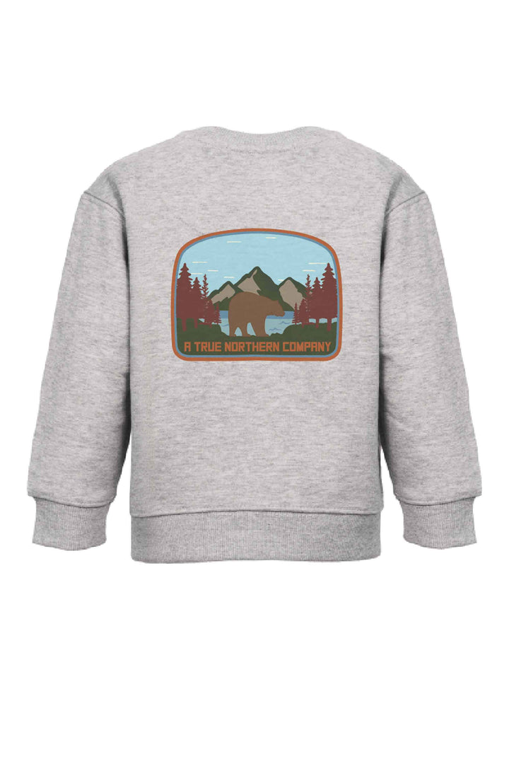 Chandail crewneck ample molletonné à col rond [W224] [Enfant]