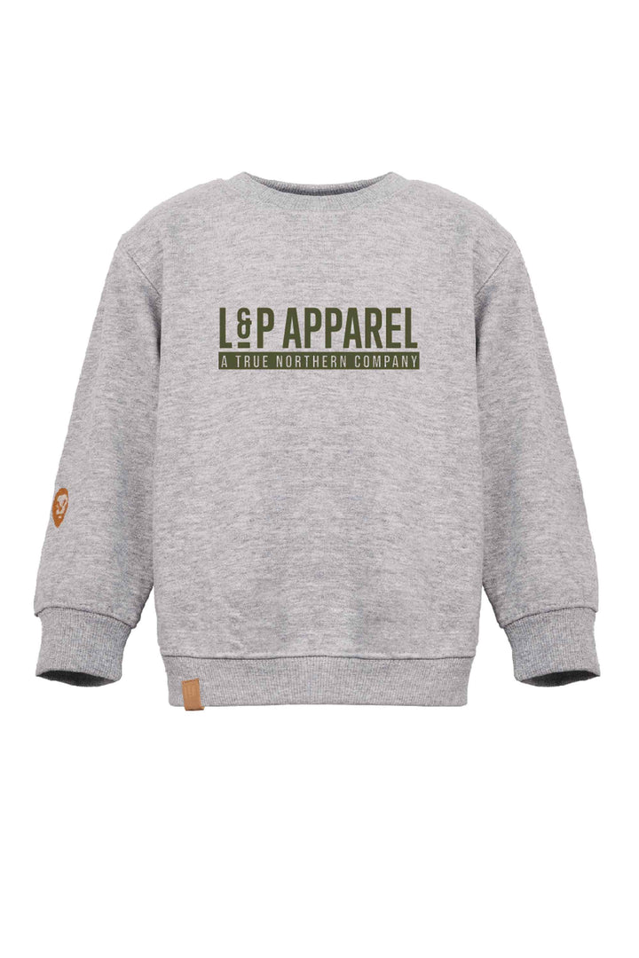 Chandail crewneck ample molletonné à col rond [W224] [Enfant]