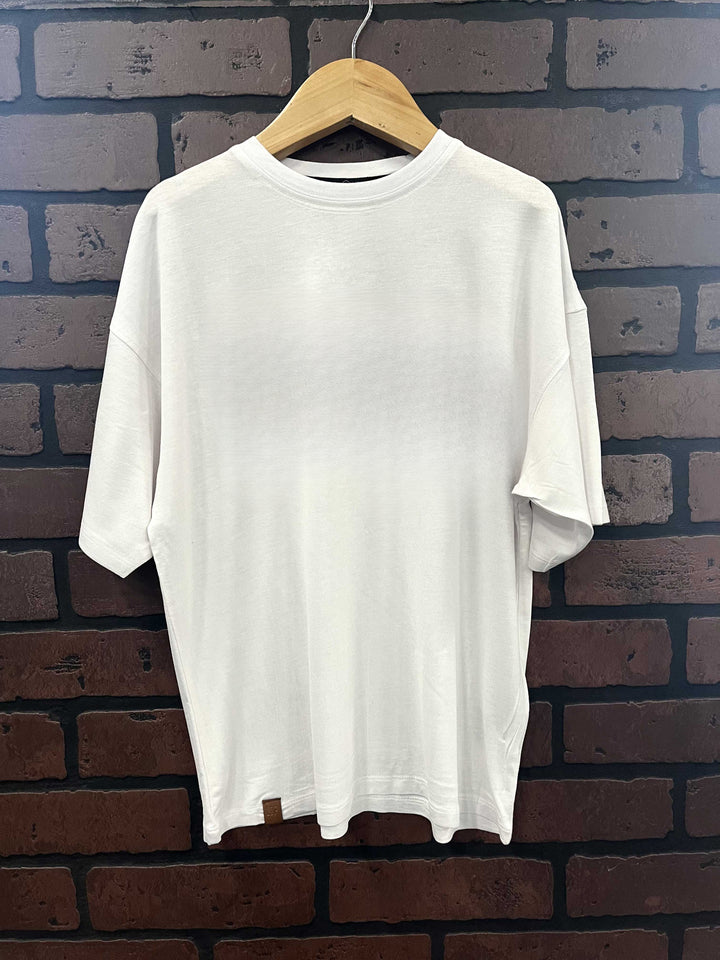 Chandail fit relaxe à manches courtes en Viscose [Uni] [Femme]