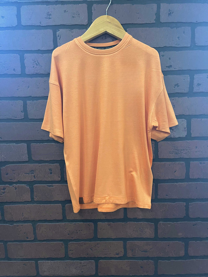 Relaxed fit short-sleeved Viscose tee [Blank] [Kids]