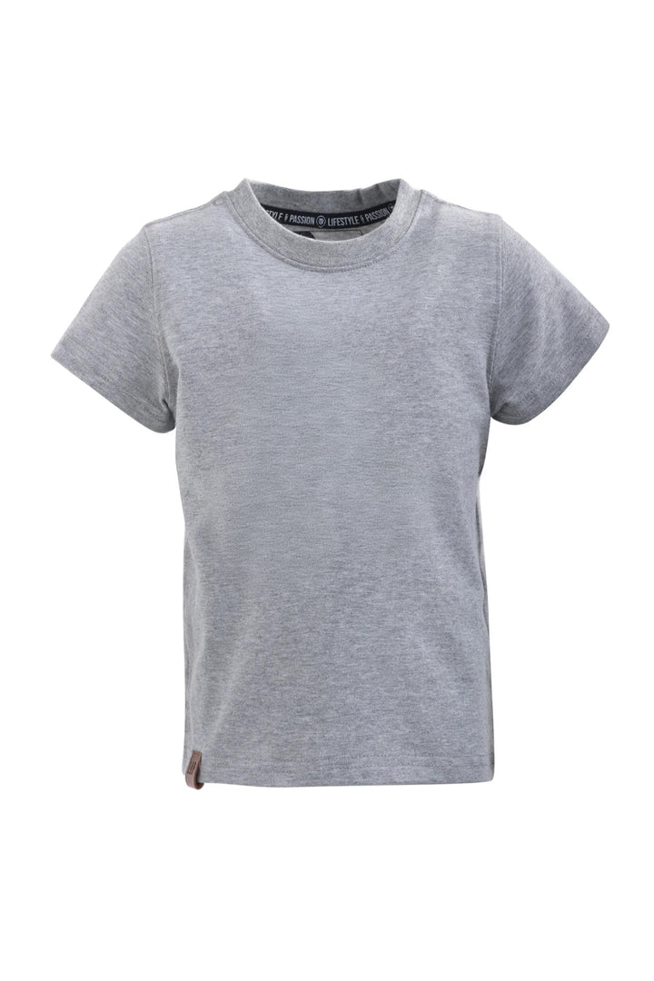 Cotton Short Sleeve Tshirt [Patch bar] [Junior]