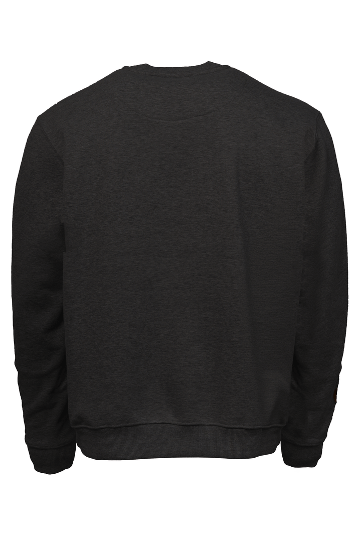 Chandail crewneck ample molletonné à col rond [Bar à écussons] [Homme]
