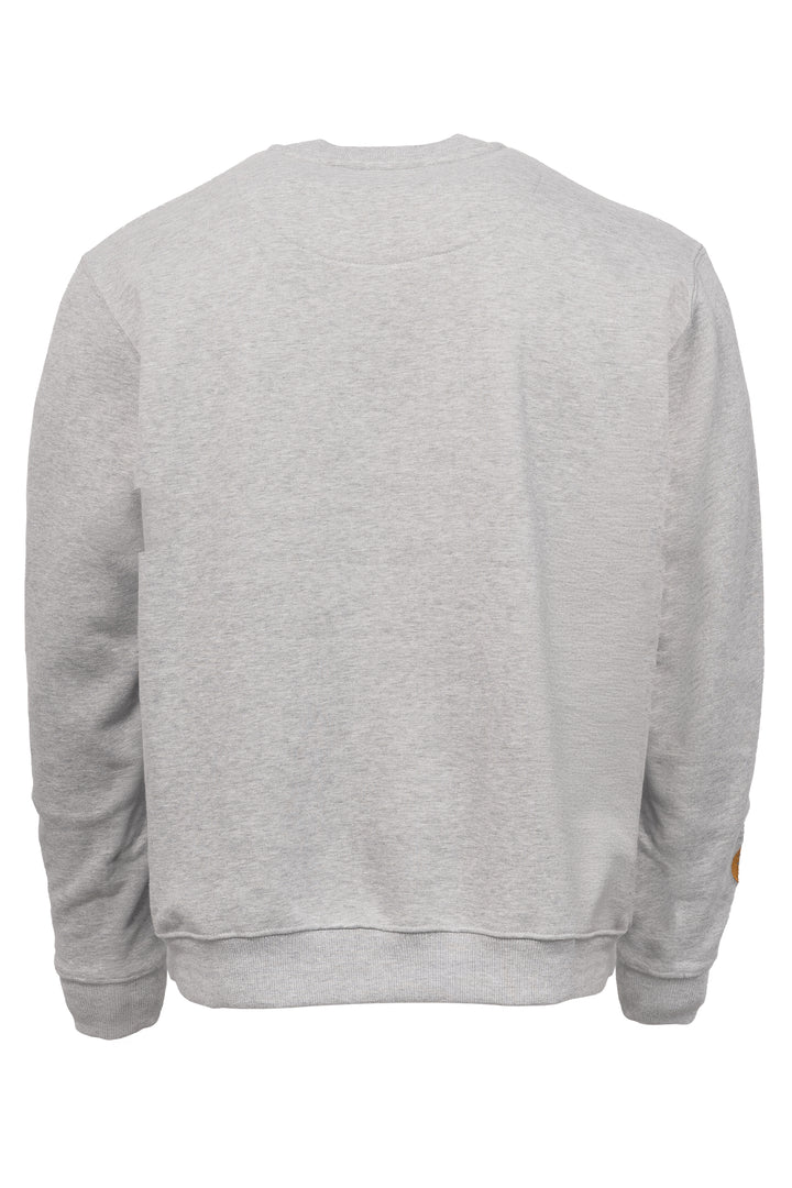 Chandail crewneck ample molletonné à col rond [Bar à écussons] [Homme]