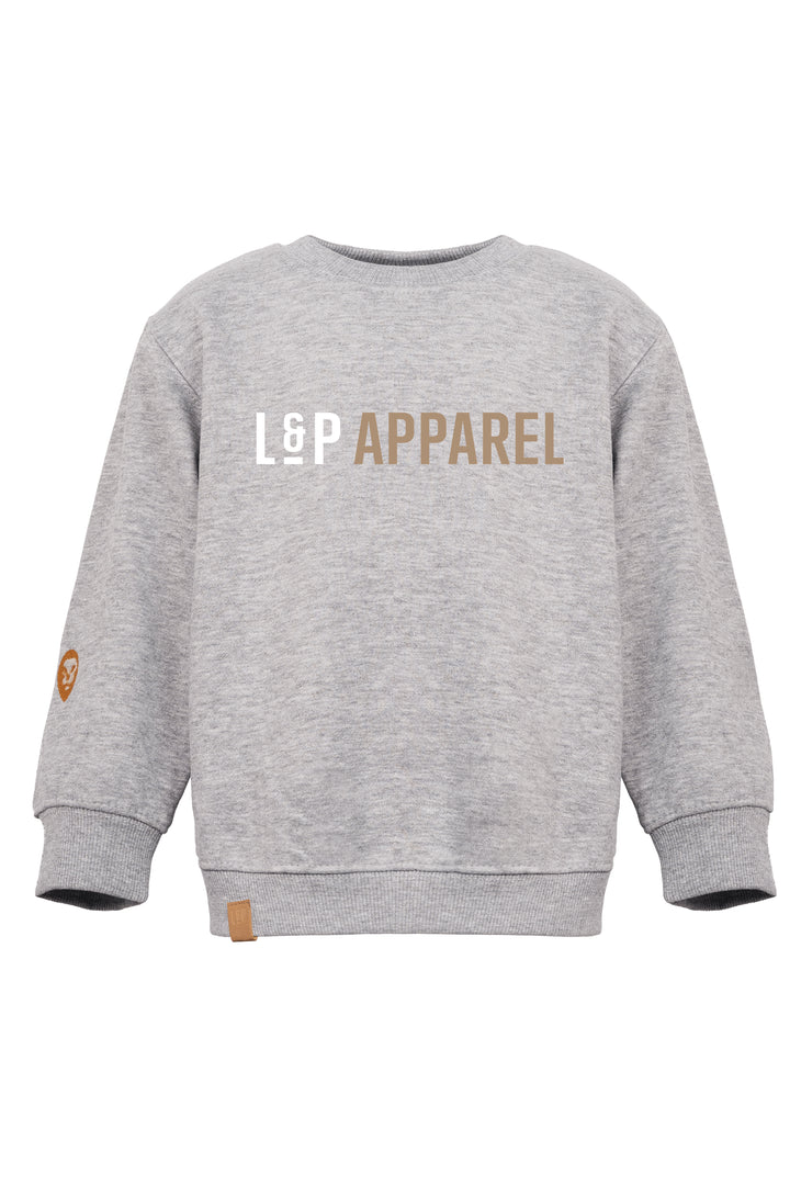 Chandail crewneck ample molletonné à col rond [W224] [Enfant]