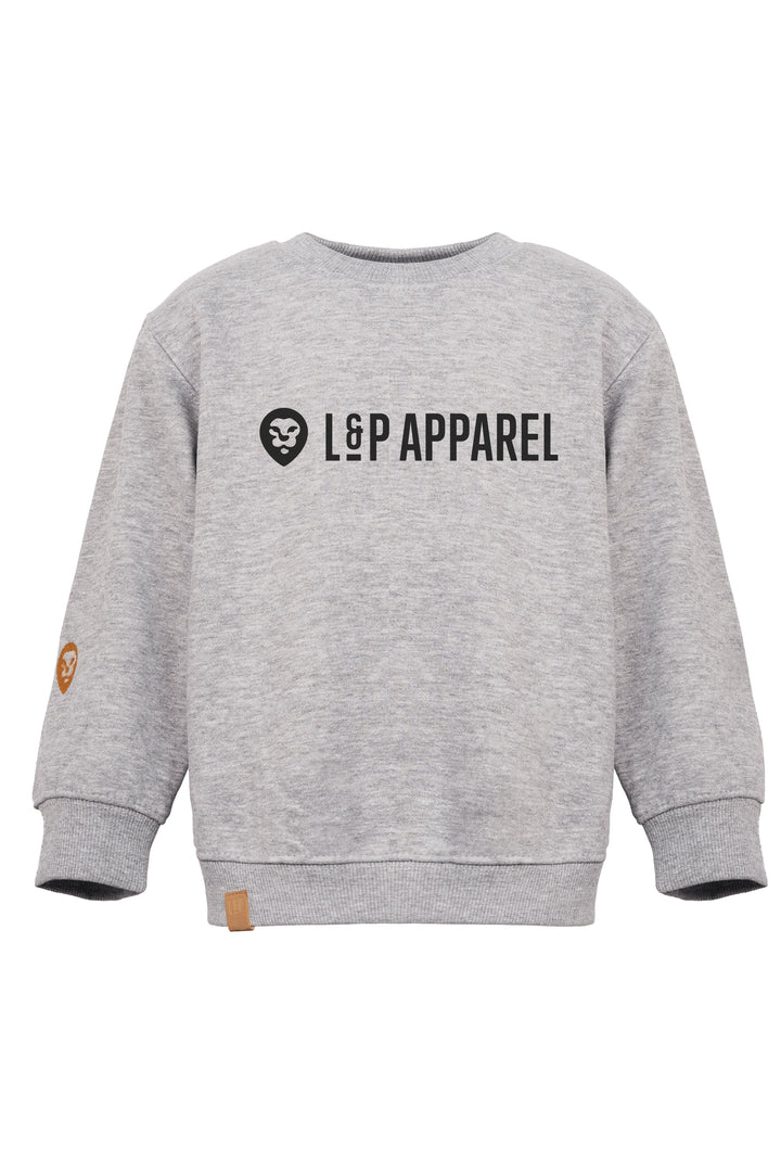 Chandail crewneck ample molletonné à col rond [W224] [Enfant]