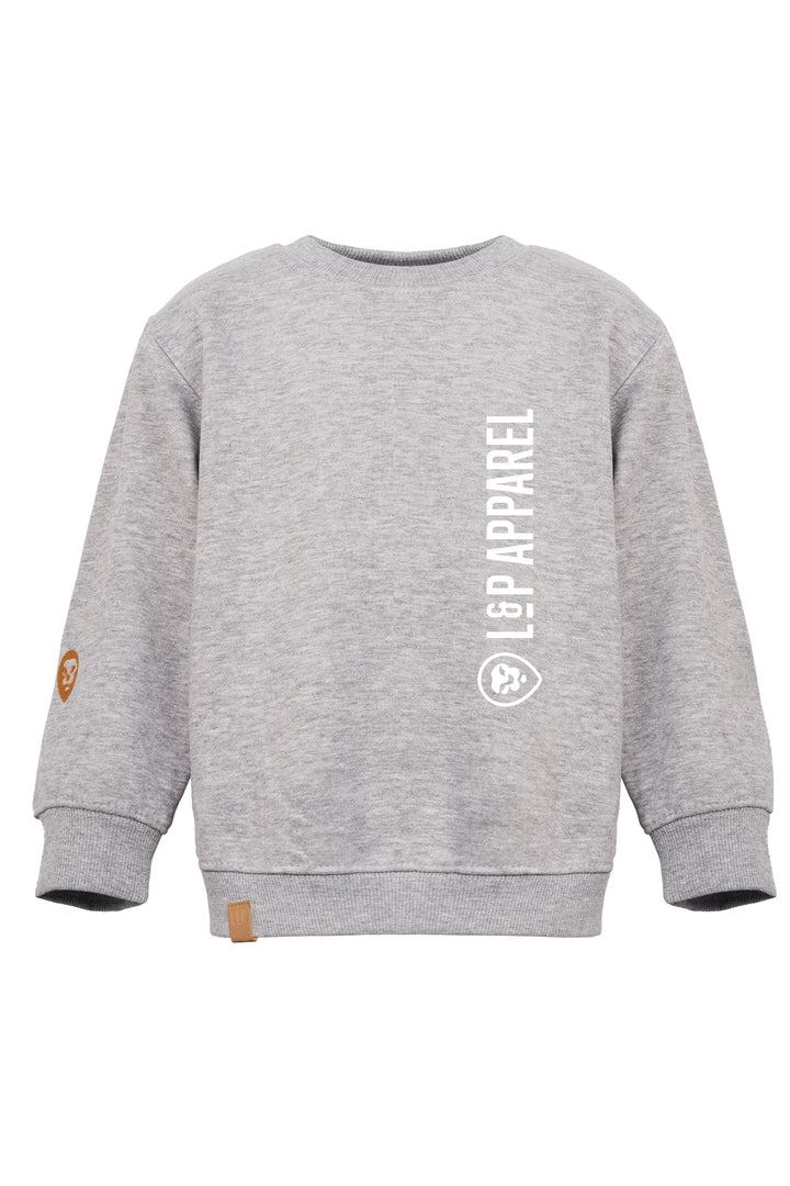 Chandail crewneck ample molletonné à col rond [W224] [Enfant]