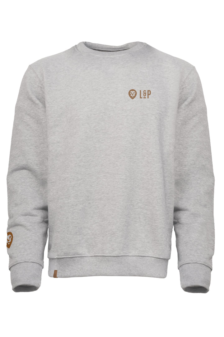 Chandail crewneck ample molletonné à col rond [W224] [Homme]