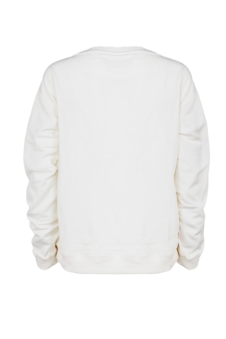 French cotton crewneck sweater [Boldness]