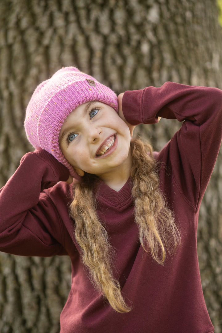French Cotton V-Neck Sweater [Kids]