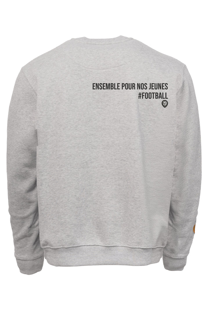 Oversized fleece crewneck - Special edition SPORTS [PEACE outline] [Man]