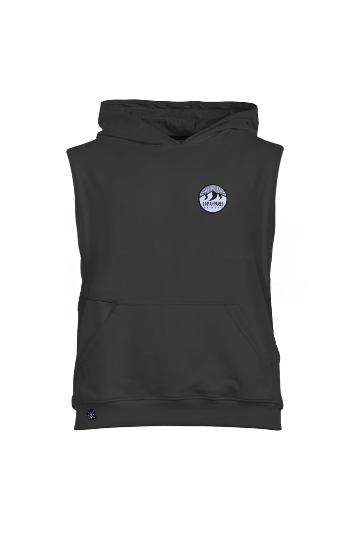 Sleeveless fleece hoodie [Junior]