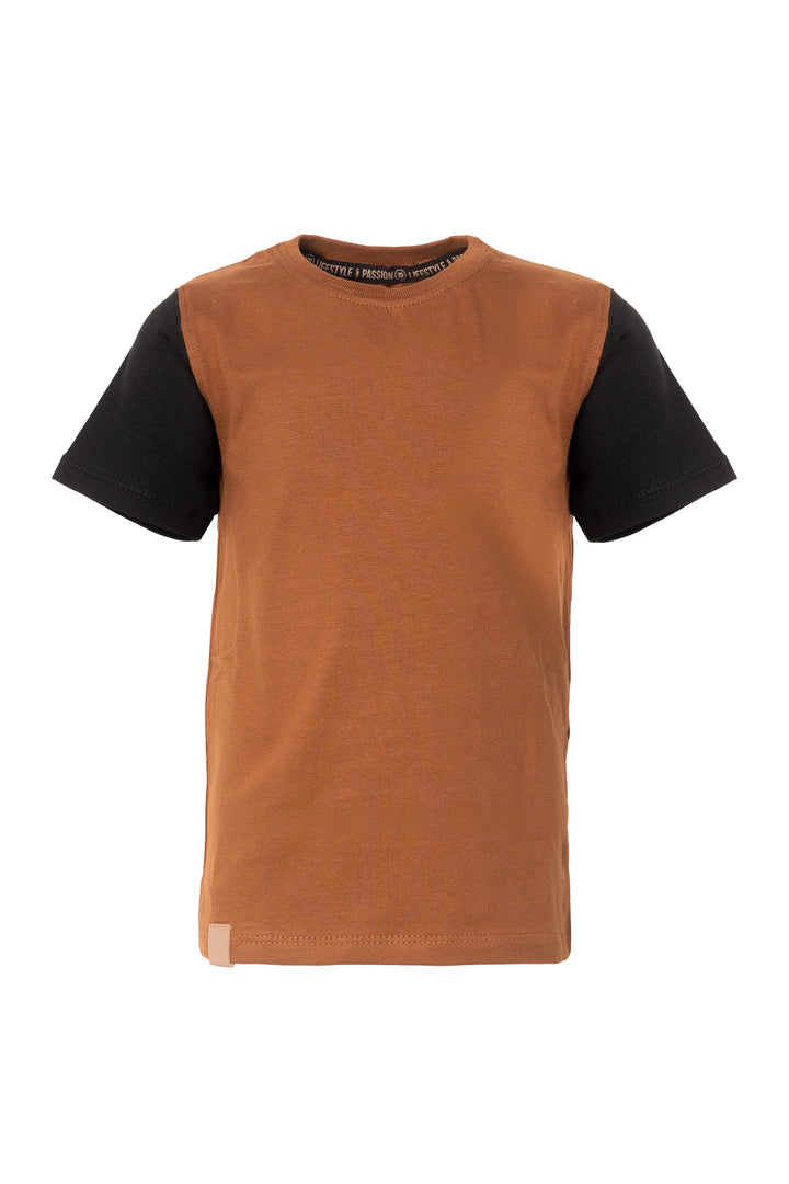 Cotton short sleeve  t-shirts [Patch bar] [Kids]