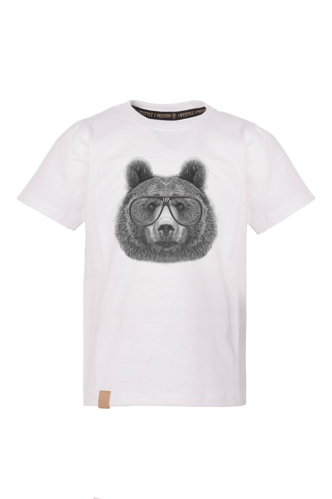 Cotton short sleeve sweater [Animals family] [Kids]