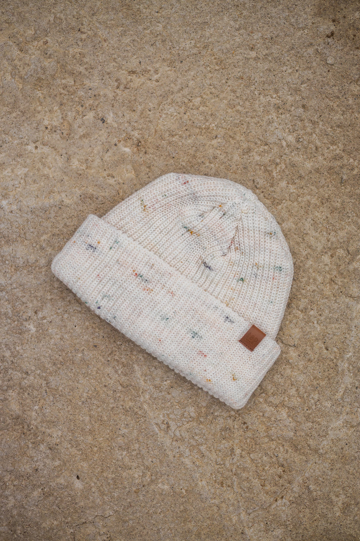Tuque en tricot confettis [Malte series] [Enfant]