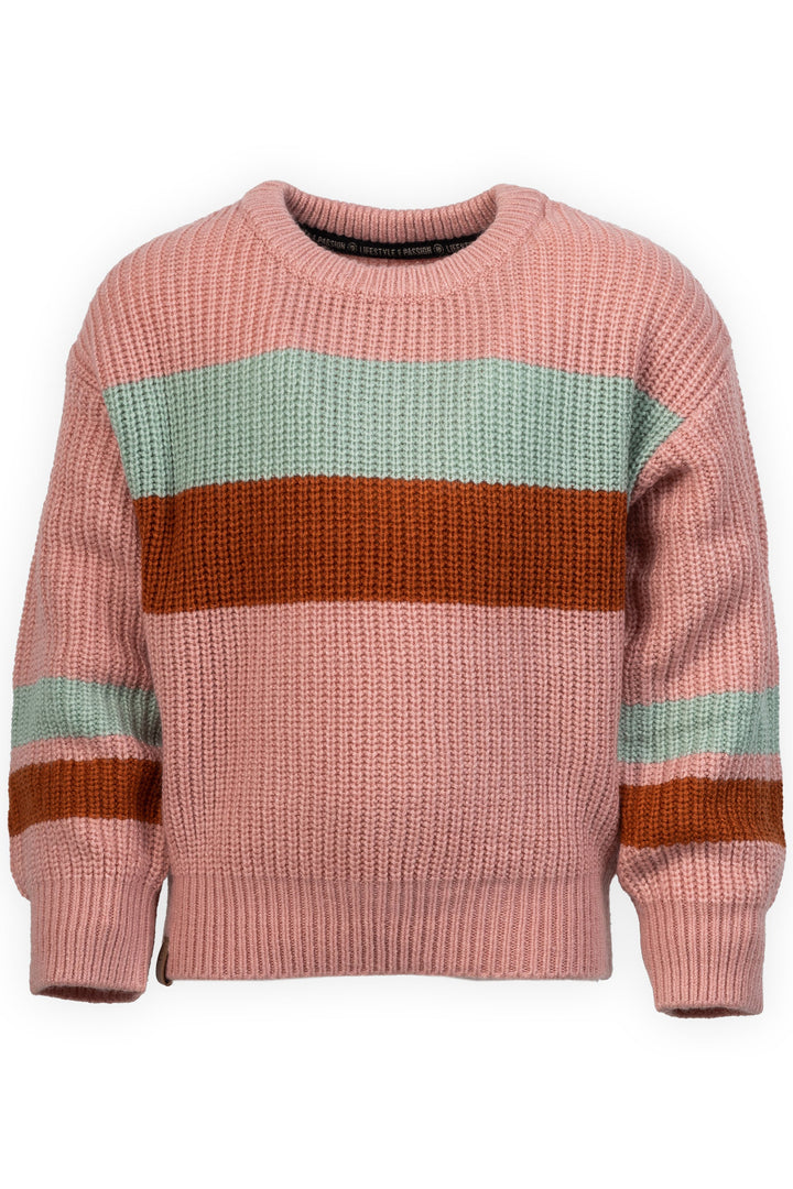 Crew neck knit sweater [Mallow '23 series] [Junior]