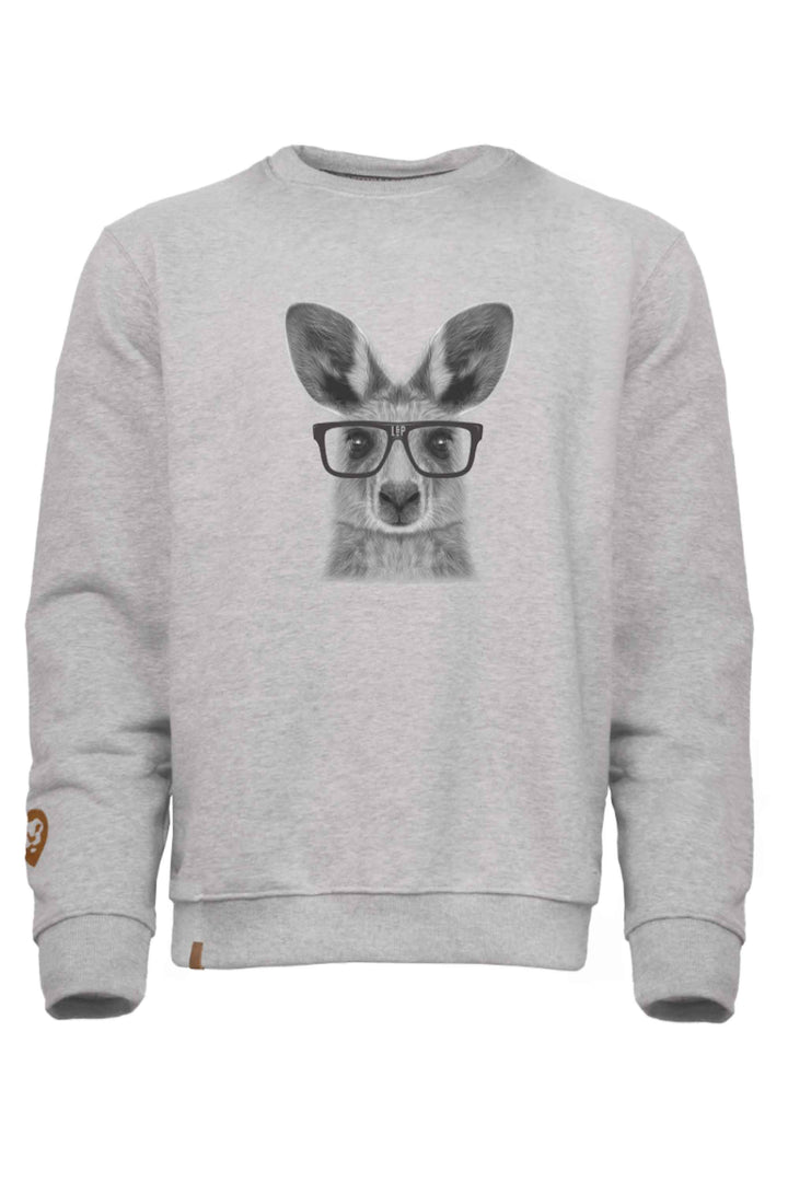 Chandail crewneck ample molletonné à col rond [Animals family] [Homme]