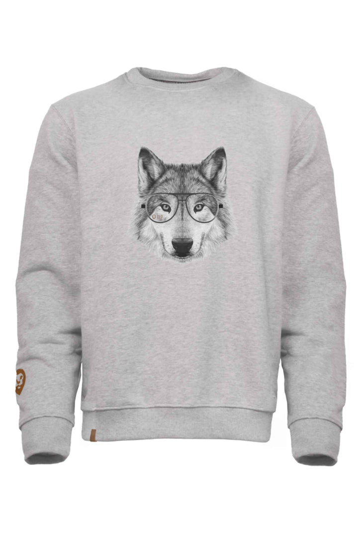 Chandail crewneck ample molletonné à col rond [Animals family] [Homme]