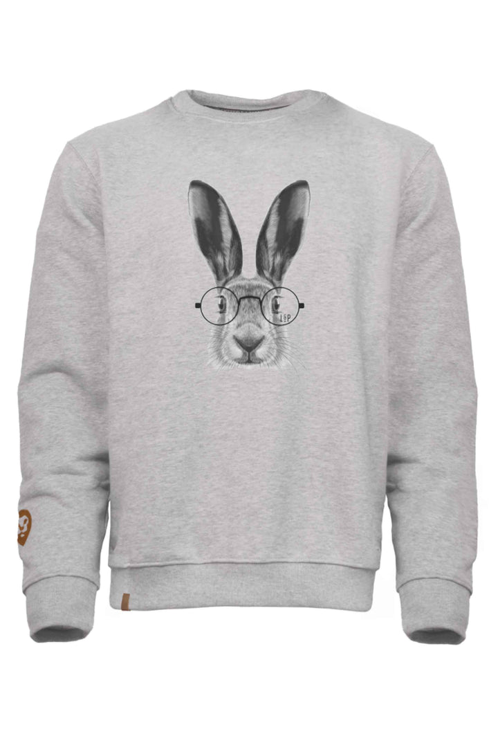 Chandail crewneck ample molletonné à col rond [Animals family] [Homme]