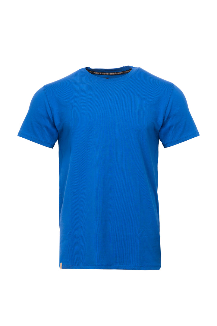 Cotton short sleeve t-shirts [Patch bar] [Men]