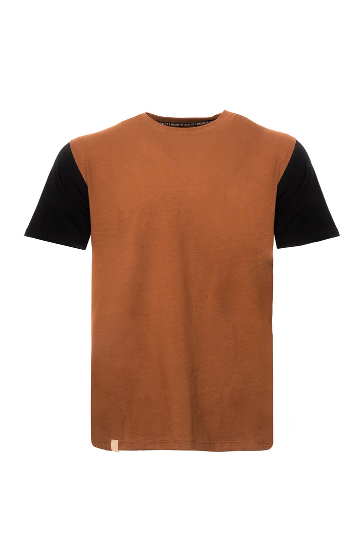 Cotton short sleeve  t-shirts [Patch bar] [Men]