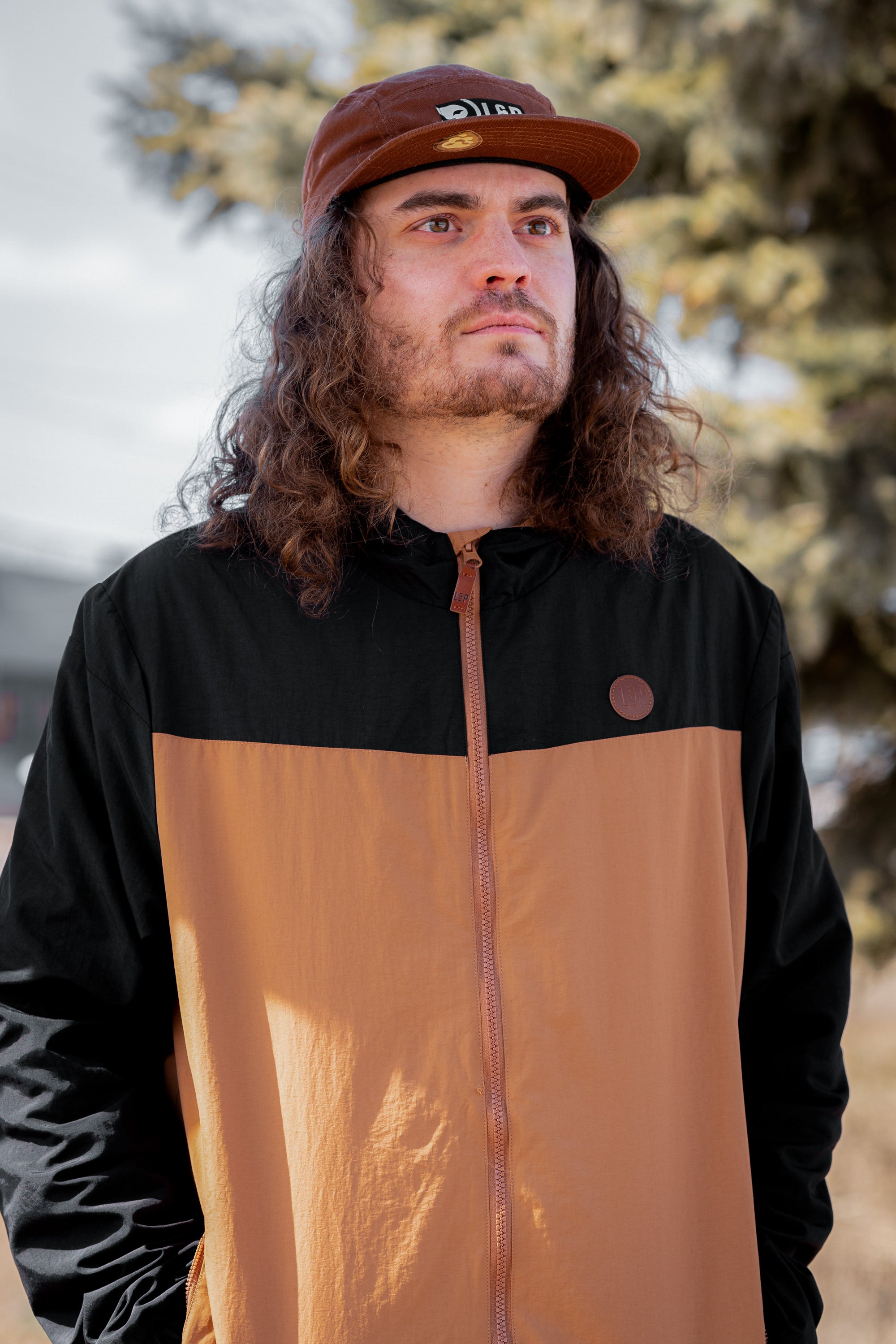 Cotton lined shop windbreaker jackets