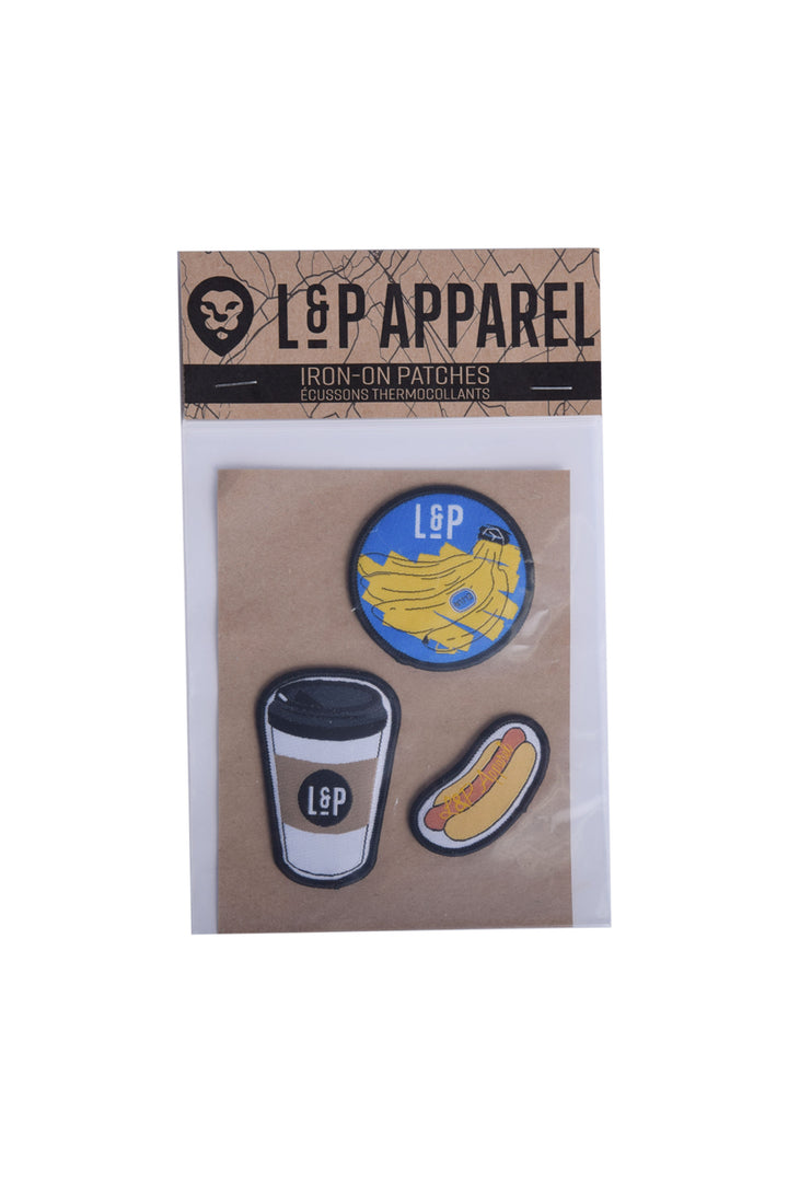 Iron-on patches for bag and garment