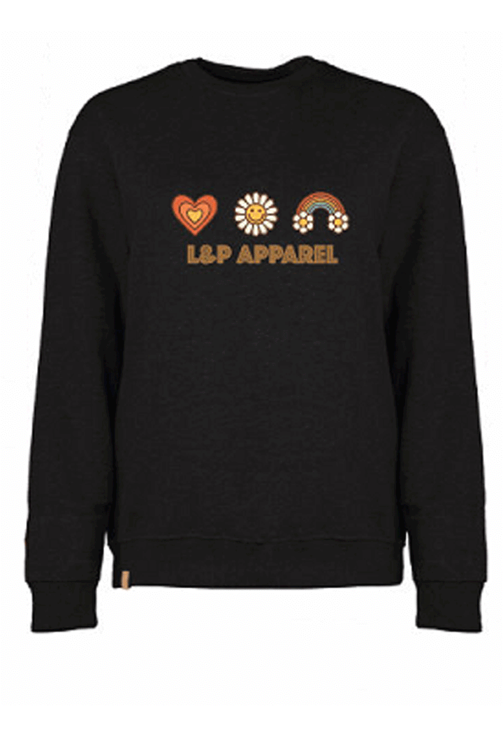 Chandail ample molletonné à col rond [SS26] [Femme] [Retro]