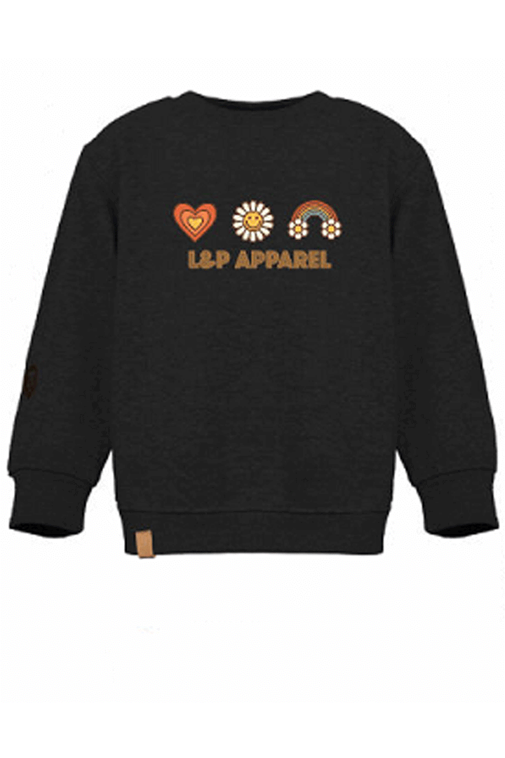 Chandail ample molletonné à col rond [SS26] [Enfant] [Retro]